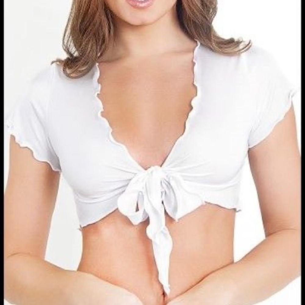 53/TS— Tie front School Girl Top.